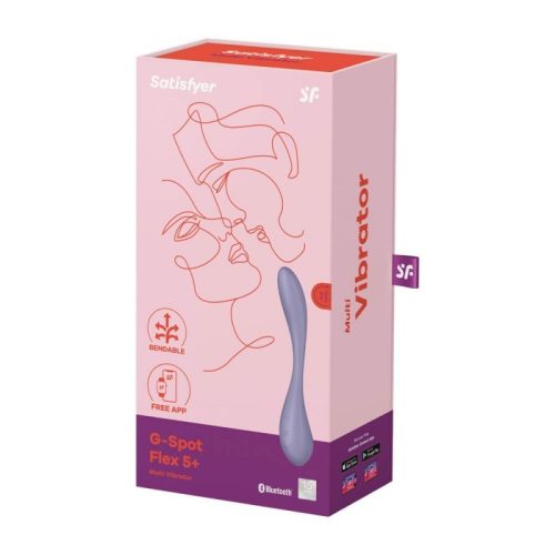 Satisfyer G-pont Flex 5 +vibrátor - lila