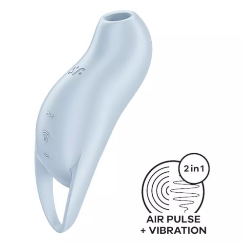 Satisfyer Pocket Pro 1 léghullámos csiklóizgató - kék
