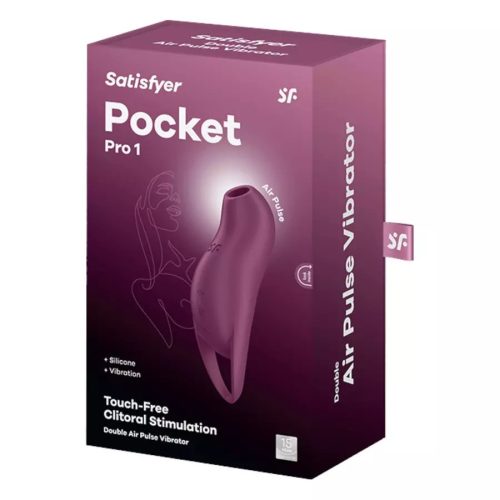 Satisfyer Pocket Pro 1 léghullámos csiklóizgató - lila