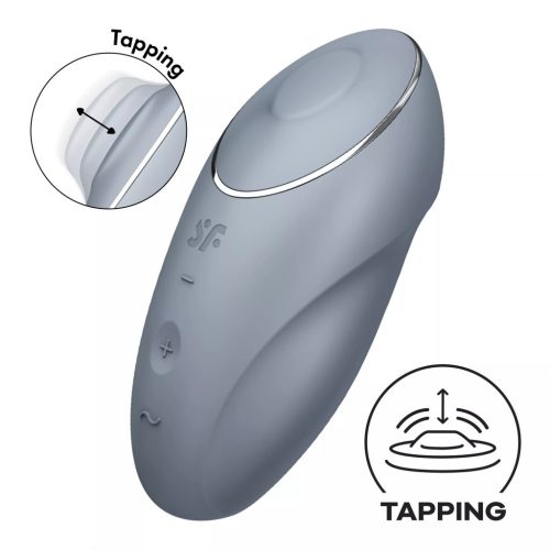 Satisfyer Tap& Climax koppintó csiklóizgató vibrátor
