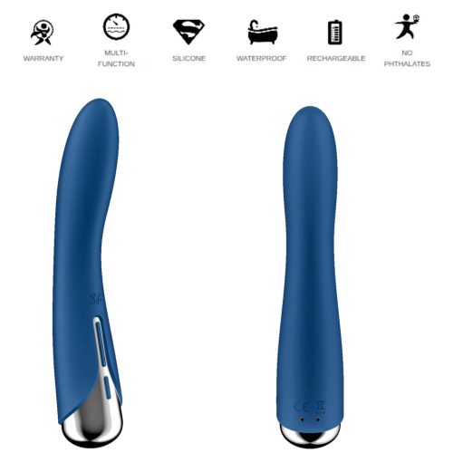 Satisfyer Spinning Vibe 1 forgó vibrátor - kék