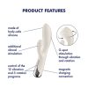 Satisfyer Spinning Rabbit 1 forgó csiklókaros vibrátor - beige