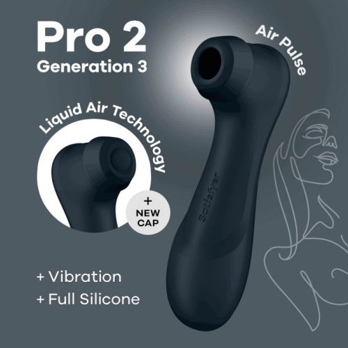 Satisfyer PRO 2 Gen 3 tölthető csiklószívó - fekete
