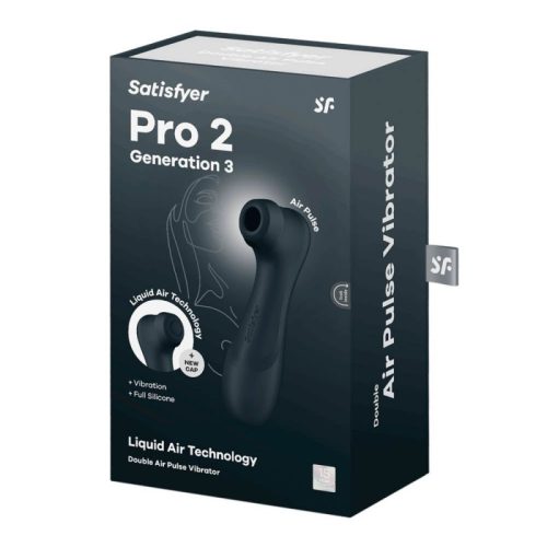 Satisfyer PRO 2 Gen 3 tölthető csiklószívó - fekete
