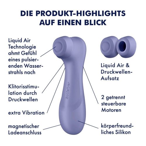Satisfyer PRO 2 Gen 3 tölthető csiklószívó - lila