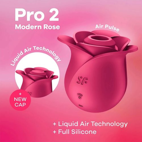 Satisfyer Pro 2 Rose léghullámos csiklóizgató