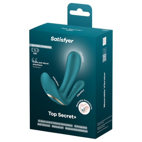 Satisfyer Top Secret+ - 3 ágú, hordható vibrátor 