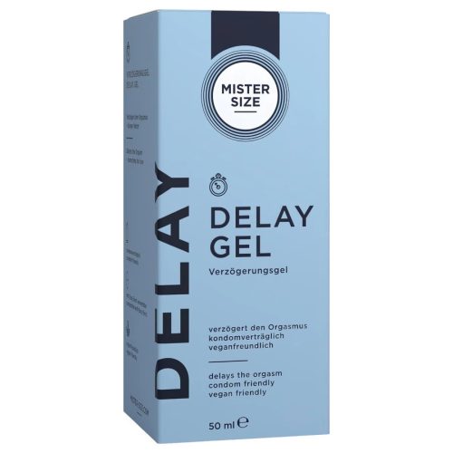 Mister Size Delay Gel - magömlést késleltető gél