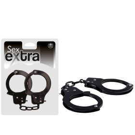 Sex Extra - Erős fekete fém bilincs 