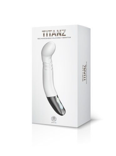 Titanz akkus forgófejes G-pont vibrátor - fehér