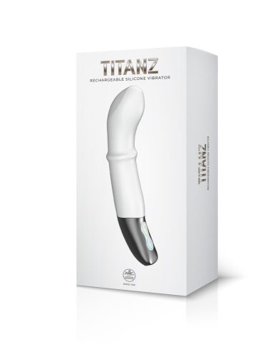 Titanz akkus G-pont vibrátor - fehér