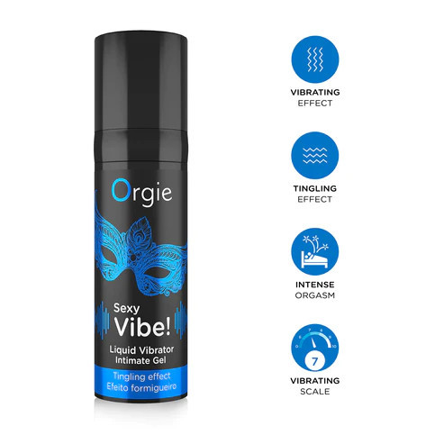 Orgie Sexy Vibe Liquid folyékony vibrátor mindkét nemnek