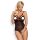 Obsessive 818 nyitott fekete body - L/XL