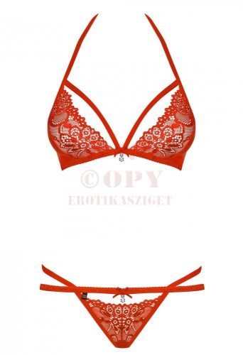 Obsessive 838 piros szett - L/XL