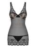 Obsessive 853 szexi hálóruha - S/M