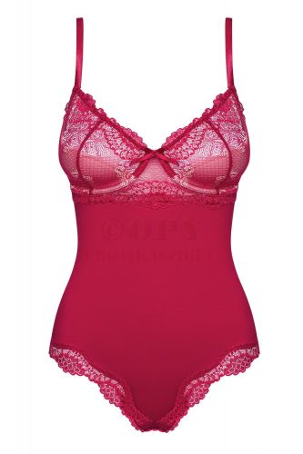 Obsessive Rosalyne bordó body - L/XL