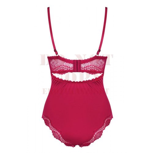 Obsessive Rosalyne bordó body - L/XL