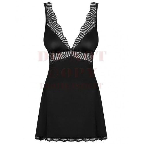 Obsessive Klarita fekete babydoll - S/M