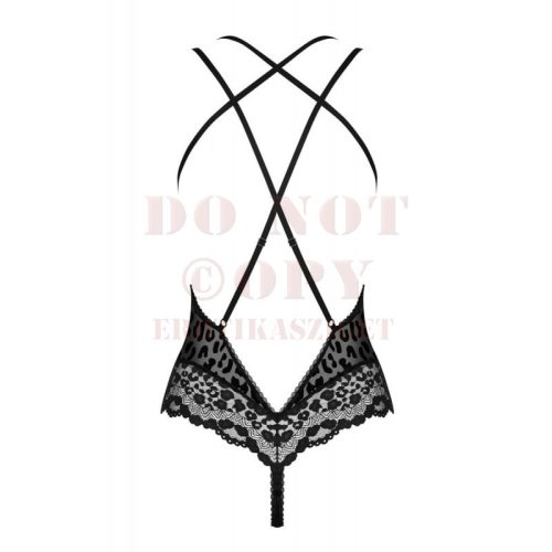 Obsessive Giully leopárd body - L/XL