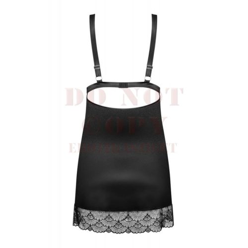 Obsessive Eloissa fekete babydoll - S/M