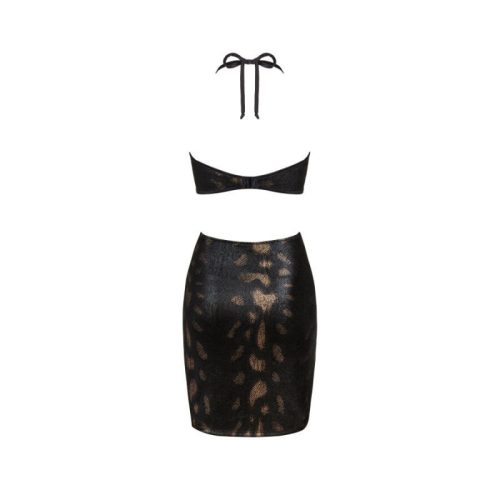 Obsessive Vivianty szexi fekete ruha - M/L