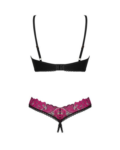 Obsessive Rosenty nyitott fehérnemű szett - M/L
