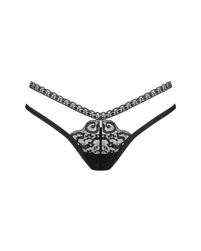 Obsessive Blomentis fekete tanga - M/L
