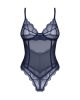Obsessive Nighty Blue nyitott body - XS/S