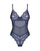 Obsessive Nighty Blue nyitott body - XS/S