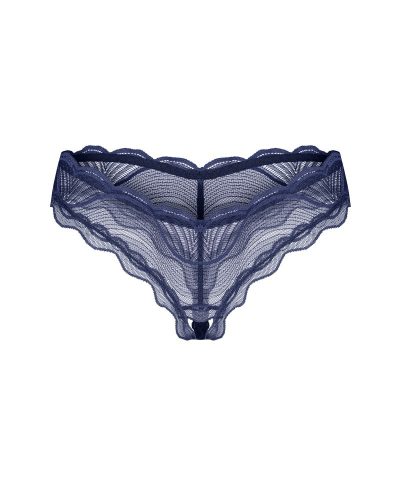 Obsessive Nighty Blue nyitott alsó - M/L
