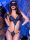 Chilirose 4266 kék csipkebody - S/M
