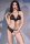 Chilirose 4410 nyitott fekete body - S/M