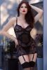 Chilirose harisnyatartós fekete 4600 babydoll - M