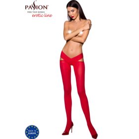 Passion Tiopen vörös harisnyanadrág - 3/4