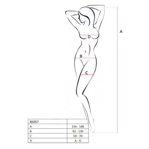 Passion necc piros harisnyaruha - BS057