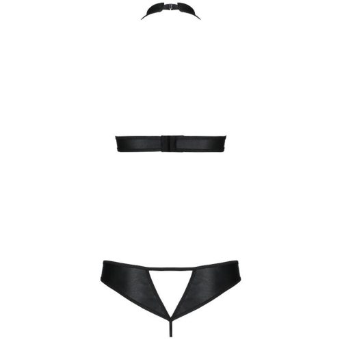 Passion Malwia nyitott ökobőr szett - L/XL