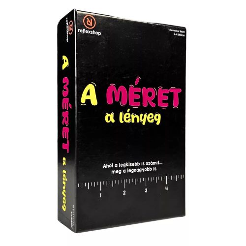 A méret a lényeg erotikus társasjáték