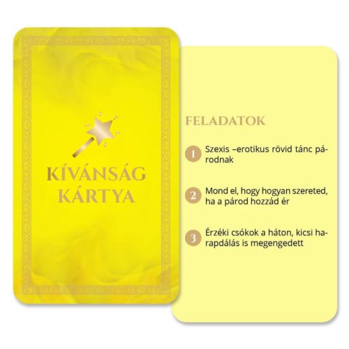 Érzékek játéka társasjáték 
