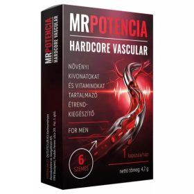   MrPotencia Hardcore Vascular extra erős férfi kapszula - 6 db