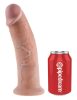 King Cock bőrhatású letapasztható dildó - 25 cm