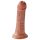 King Cock 6 barna tapadókorongos dildó - 15 cm