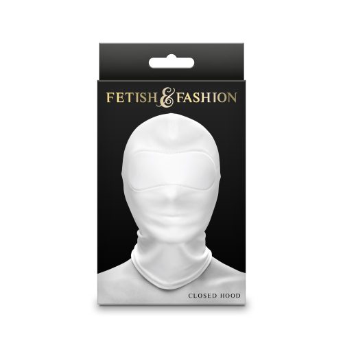 Fetish& Fashion zárt fehér fejmaszk
