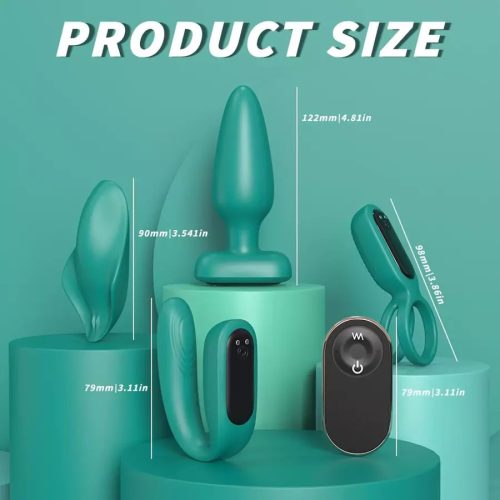 Akkus négy részes vibrátor szett - Sex HD