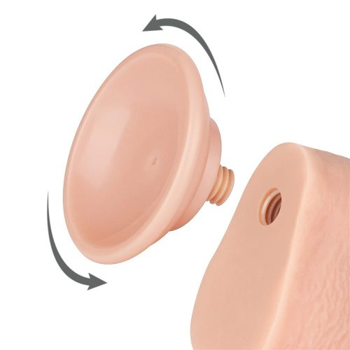 Sliding skin - dildó csúsztatható bőrrel - 22 cm