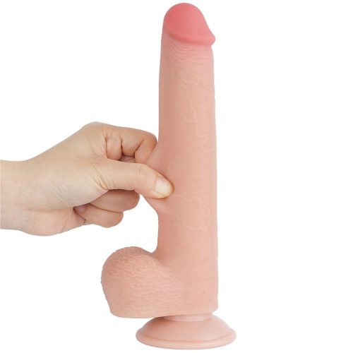 Sliding skin - dildó csúsztatható bőrrel - 22 cm