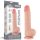 Lovetoy élethű kétrétegű dildó csúszó bőrrel - 24 cm