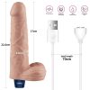 Lovetoy Real Softee élethű herés vibrátor - 23 cm