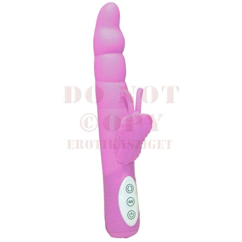 PlayCandi Wiggle forgófejes vibrátor - rózsaszín