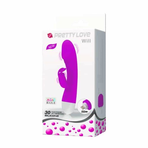 Pretty Love Will USB nyuszis vibrátor