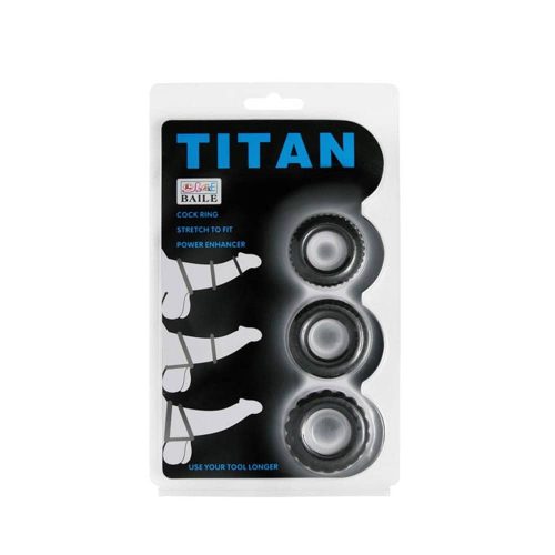 Titan három szilikon péniszgyűrű